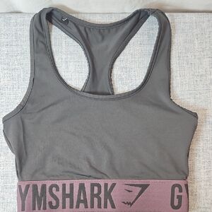 Gymshark Charcoal and Mauve Sports Bra